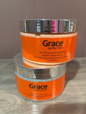 Grace Perfect Skin Vitamin C Skincare body butter and scrub